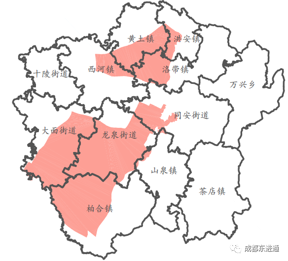 龙泉驿北片区,南片区及山泉镇部分区域对土地定级与基准地价更新