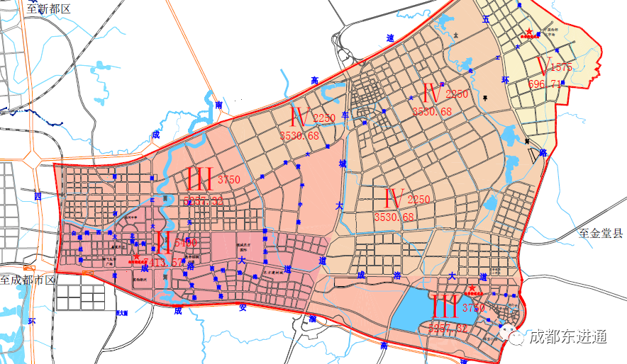 龙泉驿北片区,南片区及山泉镇部分区域对土地定级与基准地价更新