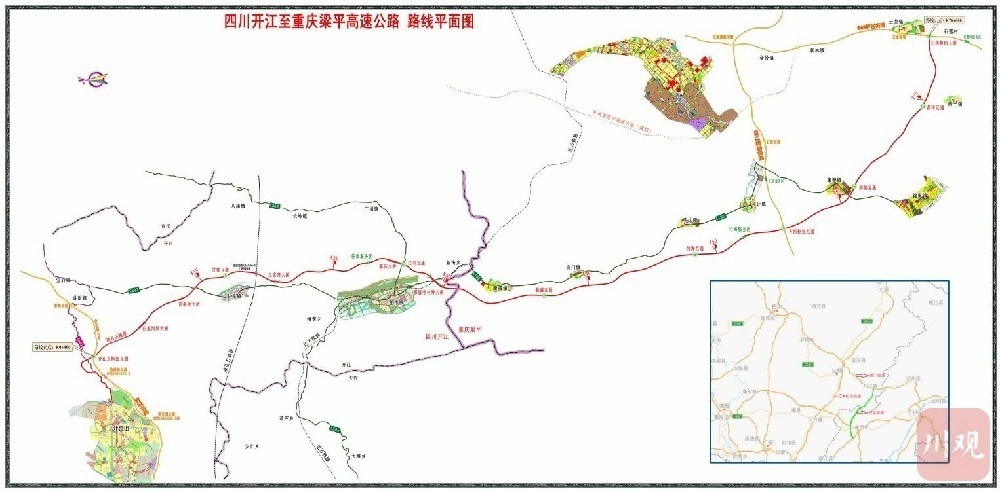 重庆直辖以来,川渝首次联合开工的高速 开梁高速今日开建